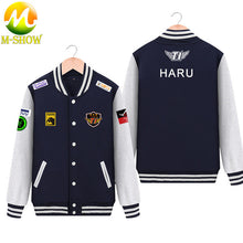Load image into Gallery viewer, Skt Jacket Faker Coat Men Hoodies Team skt t1 faker jersey Zipper Cotton Wolf Bang Uniform game LOL Jersey