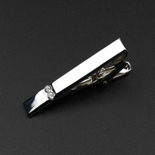 Load image into Gallery viewer, 4cm New Simple Fashion Style Tie Clip Metal Exquisite Practical Pin Clasp Business Wedding Accessories High-End Gift For Men