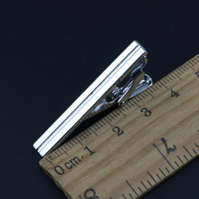 Load image into Gallery viewer, 4cm New Simple Fashion Style Tie Clip Metal Exquisite Practical Pin Clasp Business Wedding Accessories High-End Gift For Men
