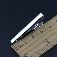 Load image into Gallery viewer, 4cm New Simple Fashion Style Tie Clip Metal Exquisite Practical Pin Clasp Business Wedding Accessories High-End Gift For Men