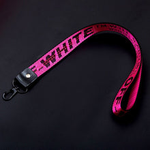 Load image into Gallery viewer, Off White Ribbon Keychain Women Phone Case Wallet Key Chain Porte Clef For Bag Key ring Llaveros Mujer Sleutelhanger Chaveiro