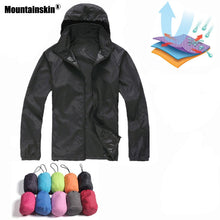 Load image into Gallery viewer, New Men's Quick Dry Skin Jackets Women Coats Ultra-Light Casual Windbreaker Waterproof Windproof Brand Clothing SEA211