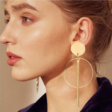 Load image into Gallery viewer, 2020 New Long Crystal Tassel Gold Color Dangle Earrings for Women Wedding Drop Earing Fashion Jewelry Gifts