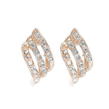 Load image into Gallery viewer, 2020 New Long Crystal Tassel Gold Color Dangle Earrings for Women Wedding Drop Earing Fashion Jewelry Gifts