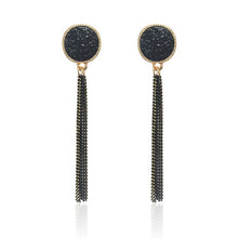 Load image into Gallery viewer, 2020 New Long Crystal Tassel Gold Color Dangle Earrings for Women Wedding Drop Earing Fashion Jewelry Gifts