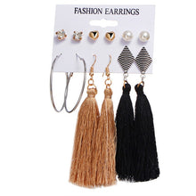 Load image into Gallery viewer, 17KM Vintage Tassel Acrylic Earrings For Women Bohemian Earrings Set Big Dangle Drop Earring 2020 Brincos Female Fashion Jewelry