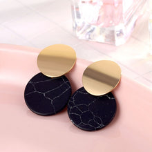 Load image into Gallery viewer, IPARAM 2020 New Big Circle Round Hoop Earrings for Women's Fashion Statement Golden Punk Charm Earrings Party Jewelry