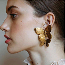 Load image into Gallery viewer, IPARAM 2020 New Big Circle Round Hoop Earrings for Women's Fashion Statement Golden Punk Charm Earrings Party Jewelry