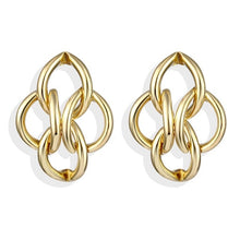 Load image into Gallery viewer, IPARAM 2020 New Big Circle Round Hoop Earrings for Women's Fashion Statement Golden Punk Charm Earrings Party Jewelry