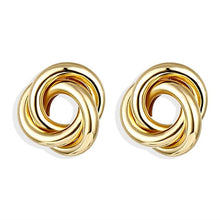 Load image into Gallery viewer, IPARAM 2020 New Big Circle Round Hoop Earrings for Women's Fashion Statement Golden Punk Charm Earrings Party Jewelry