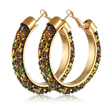 Load image into Gallery viewer, IPARAM 2020 New Big Circle Round Hoop Earrings for Women's Fashion Statement Golden Punk Charm Earrings Party Jewelry