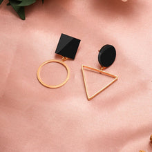 Load image into Gallery viewer, X&P New Fashion Round Dangle Drop Korean Earrings For Women Geometric Round Heart Gold Earring Wedding 2020 kolczyki Jewelry