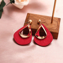 Load image into Gallery viewer, X&P New Fashion Round Dangle Drop Korean Earrings For Women Geometric Round Heart Gold Earring Wedding 2020 kolczyki Jewelry