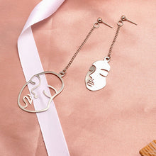 Load image into Gallery viewer, X&P New Fashion Round Dangle Drop Korean Earrings For Women Geometric Round Heart Gold Earring Wedding 2020 kolczyki Jewelry