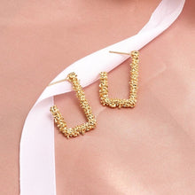 Load image into Gallery viewer, X&P New Fashion Round Dangle Drop Korean Earrings For Women Geometric Round Heart Gold Earring Wedding 2020 kolczyki Jewelry