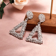 Load image into Gallery viewer, X&P New Fashion Round Dangle Drop Korean Earrings For Women Geometric Round Heart Gold Earring Wedding 2020 kolczyki Jewelry