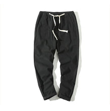 Load image into Gallery viewer, Cotton Joggers Men Solid Men's Harem Pants 2020 Summer Fitness Casual Ankle-Length Mens Trousers Streetwear Slim Male Pants