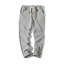 Load image into Gallery viewer, Cotton Joggers Men Solid Men's Harem Pants 2020 Summer Fitness Casual Ankle-Length Mens Trousers Streetwear Slim Male Pants