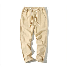 Load image into Gallery viewer, Cotton Joggers Men Solid Men's Harem Pants 2020 Summer Fitness Casual Ankle-Length Mens Trousers Streetwear Slim Male Pants