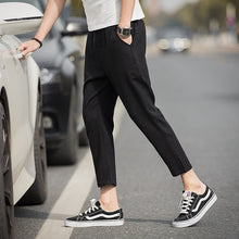 Load image into Gallery viewer, Casual Ankle-Length Plaid Pants Men Trousers Streetwear Jogger Pants Men Sweatpants Slim Fit Men Pants 2020 New