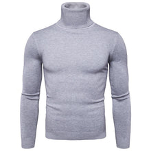 Load image into Gallery viewer, FAVOCENT Winter Warm Turtleneck Sweater Men Fashion Solid Knitted Mens Sweaters 2018 Casual Male Double Collar Slim Fit Pullover