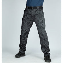 Load image into Gallery viewer, Mens Camouflage Cargo Pants Elastic Multiple Pocket Military Male Trousers Outdoor Joggers Pant Plus Size Tacitcal Pants Men