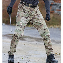 Load image into Gallery viewer, Mens Camouflage Cargo Pants Elastic Multiple Pocket Military Male Trousers Outdoor Joggers Pant Plus Size Tacitcal Pants Men
