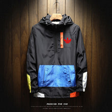 Load image into Gallery viewer, 2019 hot sale men's clothing brand men's outdoor waterproof jacket zipper jacket hooded design jacket jacket large size 5XL