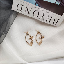 Load image into Gallery viewer, Punk Human Face Drop Earrings For Women Retro Abstract Hollow out Statement Hand Metal Fashion Dangle Earring Jewelry