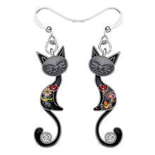 Load image into Gallery viewer, NPKDS 2 Style Elegant Birdie Ear Stud Earrings Rhinestone Dangle Long Tassels Earring for Women Hoop earrings Wedding Jewelry