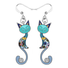 Load image into Gallery viewer, NPKDS 2 Style Elegant Birdie Ear Stud Earrings Rhinestone Dangle Long Tassels Earring for Women Hoop earrings Wedding Jewelry