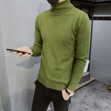 Load image into Gallery viewer, 2019 Winter New Men's Turtleneck Sweaters Black Sexy Brand Knitted Pullovers Men Solid Color Casual Male Sweater Autumn Knitwear