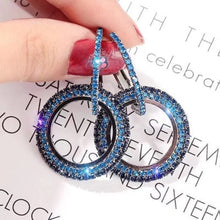 Load image into Gallery viewer, NPKDS Unique Long Drop Earrings Bird Pendant Tassel Crystal Pendant Earrings Ladies Jewelry Design