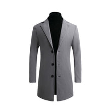 Load image into Gallery viewer, 2019 Brand Mens Vintage Blazer Coats Chinese Style Business Dress Blazers Casual Stand Collar Jackets Male Slim Fit Suit Jacket
