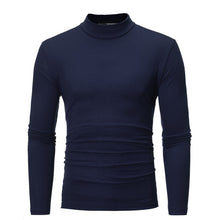 Load image into Gallery viewer, Brand New Gothic Men Turtelneck Sweater Pullover Long Sleeve Stretch Slim Basic Sweater Turtleneck Male Blouse Spring Clothes
