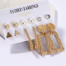 Load image into Gallery viewer, Exknl Women Earrings Set Acrylic Pearl Earrings For Women Bohemian Leopard Tassel Stud Earrings 2020 New Brincos Fashion Jewelry
