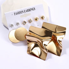 Load image into Gallery viewer, Exknl Women Earrings Set Acrylic Pearl Earrings For Women Bohemian Leopard Tassel Stud Earrings 2020 New Brincos Fashion Jewelry
