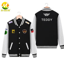 Load image into Gallery viewer, Skt Jacket  Faker Coat Men Hoodies Team skt t1 faker jersey Zipper Cotton Wolf Bang Uniform game LOL Jersey
