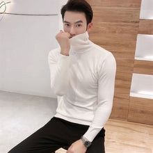 Load image into Gallery viewer, 2019 Winter New Men's Turtleneck Sweaters Black Sexy Brand Knitted Pullovers Men Solid Color Casual Male Sweater Autumn Knitwear
