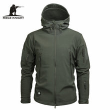 Load image into Gallery viewer, Mege Brand Clothing Autumn Men's Military Camouflage Fleece Jacket Army Tactical Clothing  Multicam Male Camouflage Windbreakers
