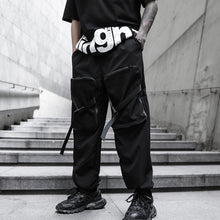 Load image into Gallery viewer, Men Multi-pocket Elastic Waist Harem Pant Men Streetwear Punk Hip Hop Casual Trousers Joggers Male Pants 2020 New Dropshipping
