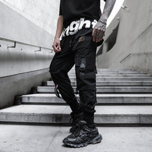 Load image into Gallery viewer, Men Multi-pocket Elastic Waist Harem Pant Men Streetwear Punk Hip Hop Casual Trousers Joggers Male Pants 2020 New Dropshipping

