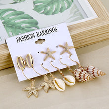 Load image into Gallery viewer, 2020 Vintage Pearl Twist Big Circle Earrings Set for Women Fashion Geometric Imitation Pearl Crystal Earrings Jewelry
