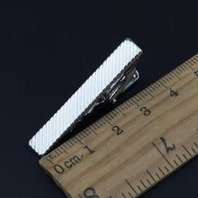 Load image into Gallery viewer, 4cm New Simple Fashion Style Tie Clip Metal Exquisite Practical Pin Clasp Business Wedding Accessories High-End Gift For Men
