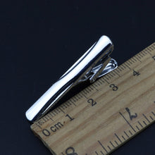 Load image into Gallery viewer, 4cm New Simple Fashion Style Tie Clip Metal Exquisite Practical Pin Clasp Business Wedding Accessories High-End Gift For Men
