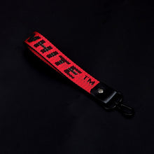 Load image into Gallery viewer, Off White Ribbon Keychain Women Phone Case Wallet Key Chain Porte Clef For Bag Key ring Llaveros Mujer Sleutelhanger Chaveiro
