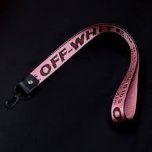 Load image into Gallery viewer, Off White Ribbon Keychain Women Phone Case Wallet Key Chain Porte Clef For Bag Key ring Llaveros Mujer Sleutelhanger Chaveiro
