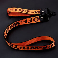 Load image into Gallery viewer, Off White Ribbon Keychain Women Phone Case Wallet Key Chain Porte Clef For Bag Key ring Llaveros Mujer Sleutelhanger Chaveiro
