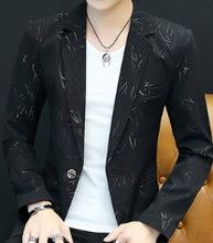 Load image into Gallery viewer, HO 2020 Men 's casual collar collar blazers youth handsome trend Slim print blazers   5XL   6XL
