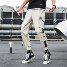 Load image into Gallery viewer, Streetwear Men's Multi Pockets Cargo Harem Pants Hip Hop Casual Male Track Pants Joggers Trousers Fashion Harajuku Men Pants
